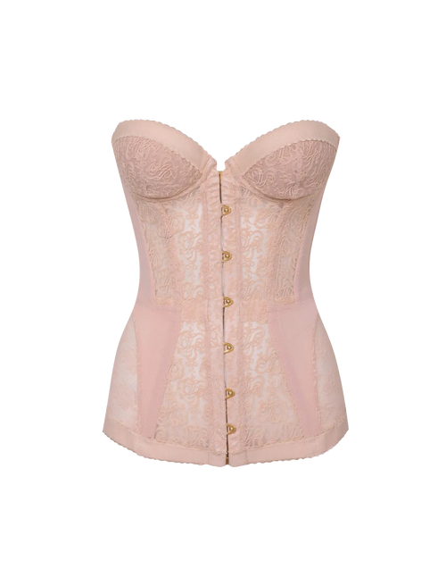 Belted Fishbone Strapless Corset AP